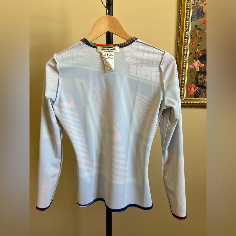 Junya Watanabe Top for Comme des Garcons Long Sleeves Multicolor Size M - Picture 12 of 14